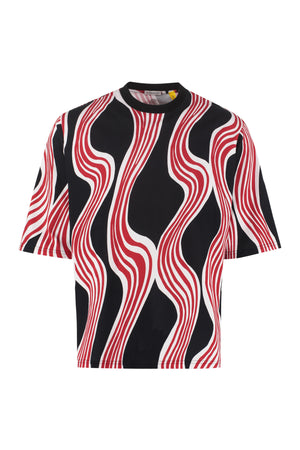 1 Moncler JW Anderson - Printed cotton T-shirt-0
